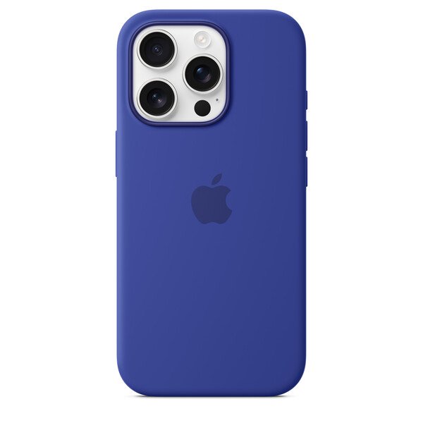 Apple iPhone 16 Pro, MagSafe -silikonikuori, Ultra&shy;mariini