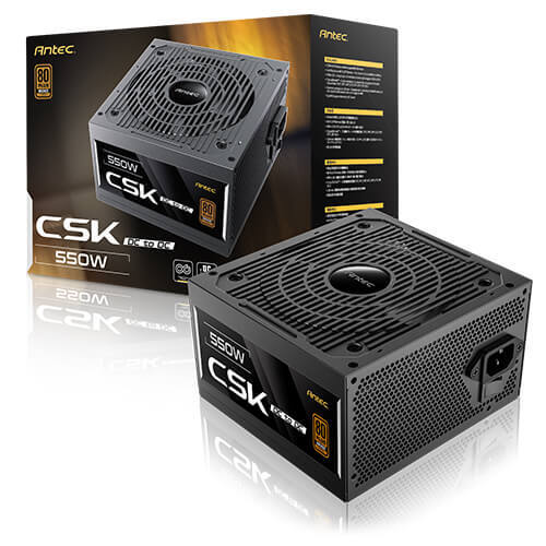 ANTEC CSK550DC EC 550W - PSU, 80 Plus Bronze