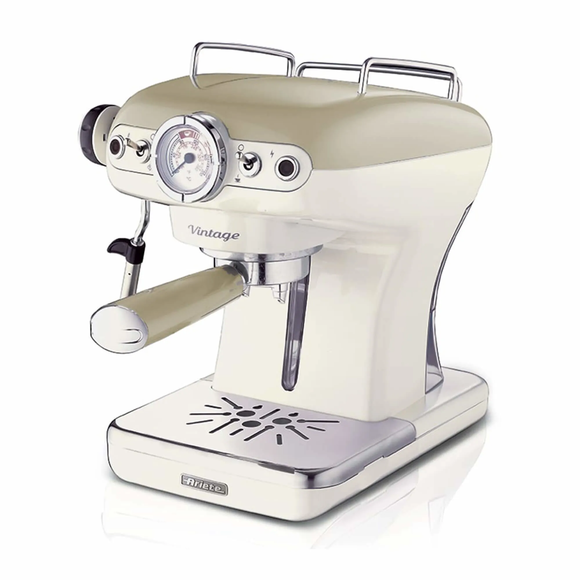 Ariete American Vintage, espresso machine (cream)