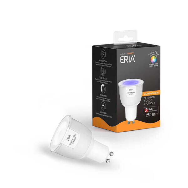 ADUROSMART ZigBee GU10 RGB Spot 16milj. väriä 2200-6500k