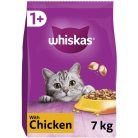 Whiskas 1+ with Chicken, Dry food for cats, Adult, 7kg