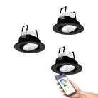 EGLO SALICETO-Z - Recessed spotlight, Black