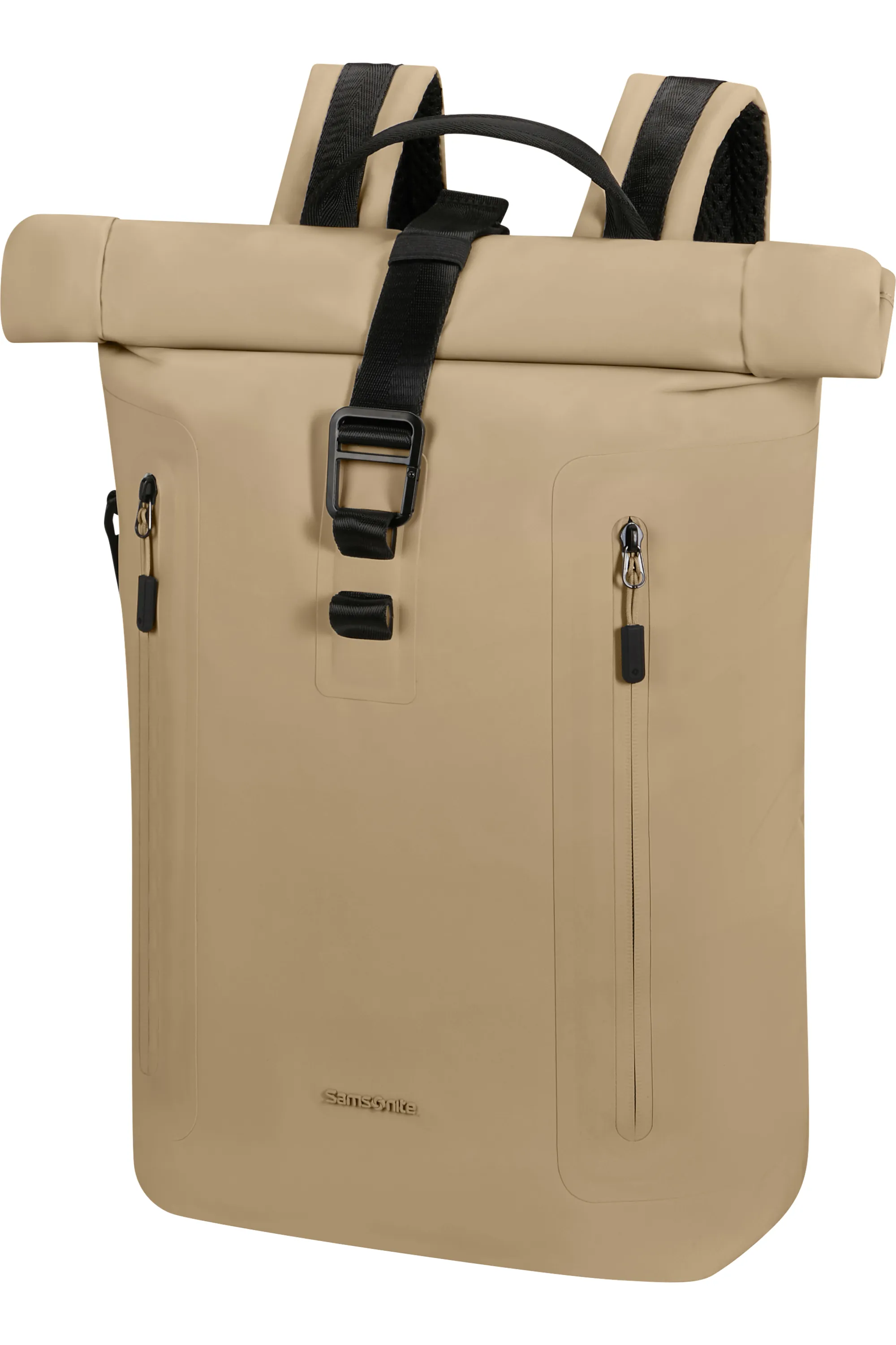 Samsonite Coatify Biz Rolltop - tietokonereppu, hiekka, 15.6"