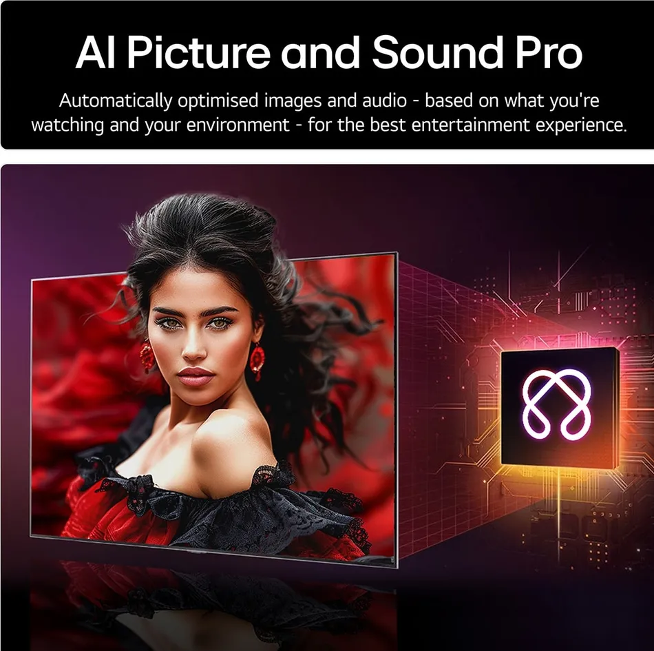 LG 55QNED85A6C 55" 4K QNED evo Mini LED webOS TV, 120 Hz, Dolby Vision, HDR10