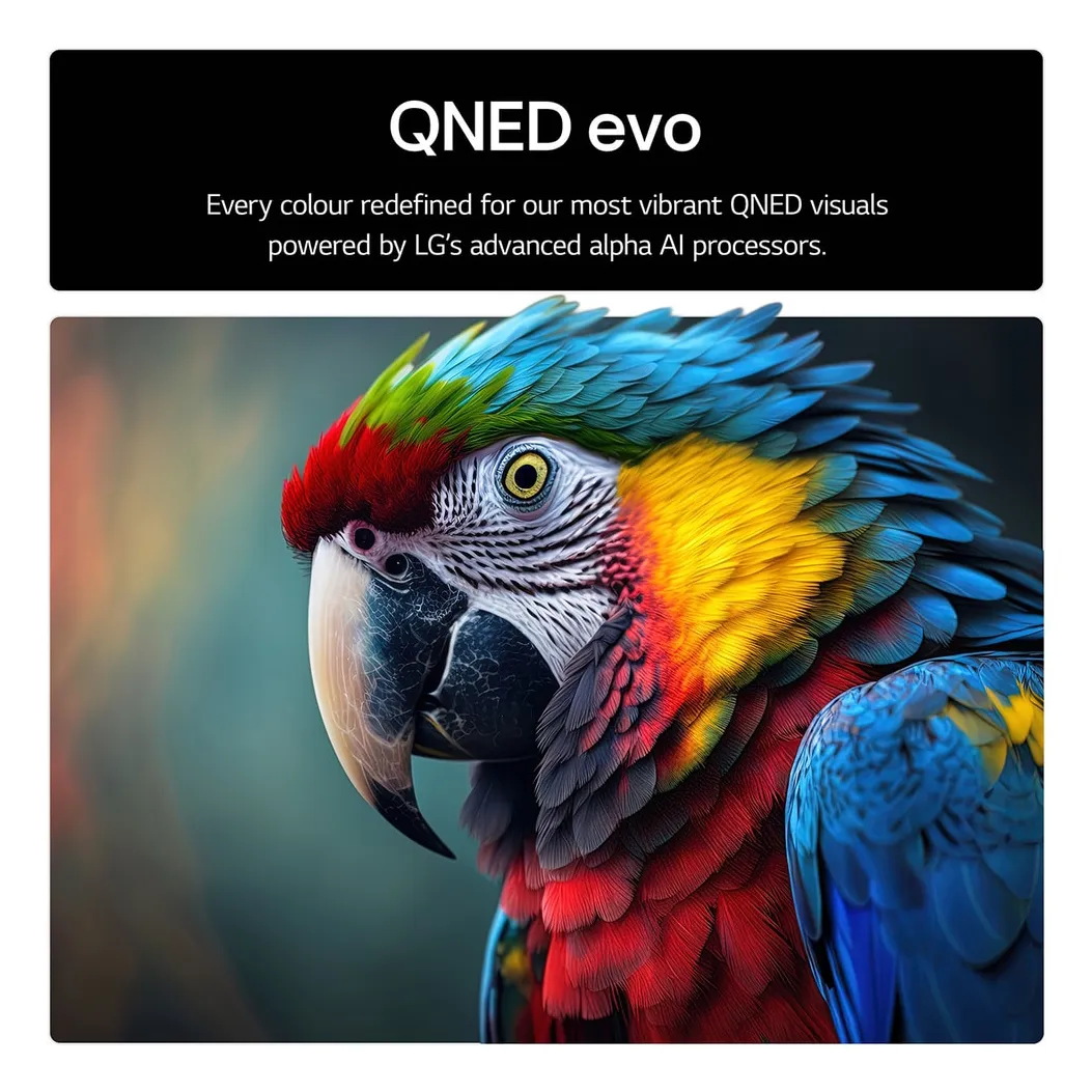 LG 55QNED85A6C 55" 4K QNED evo Mini LED webOS TV, 120 Hz, Dolby Vision, HDR10