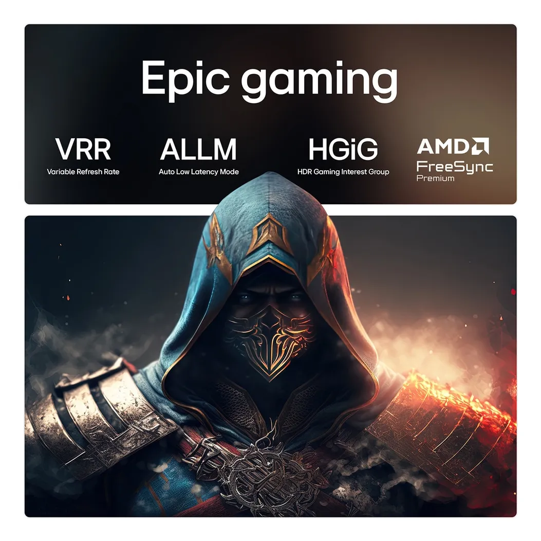 LG QNED85A6C 65" 4K Mini LED webOS TV, 120Hz, Dolby Vision, HDR10, HLG