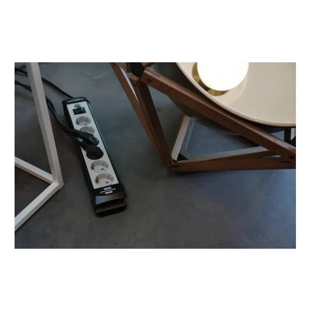 Brennenstuhl Premium-Line Power Strip 6-way, 3m, black/white