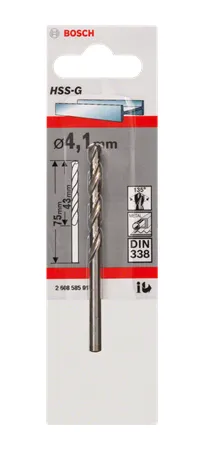 Bosch HSS-G 7X109 MM -poranter&auml;, metalli