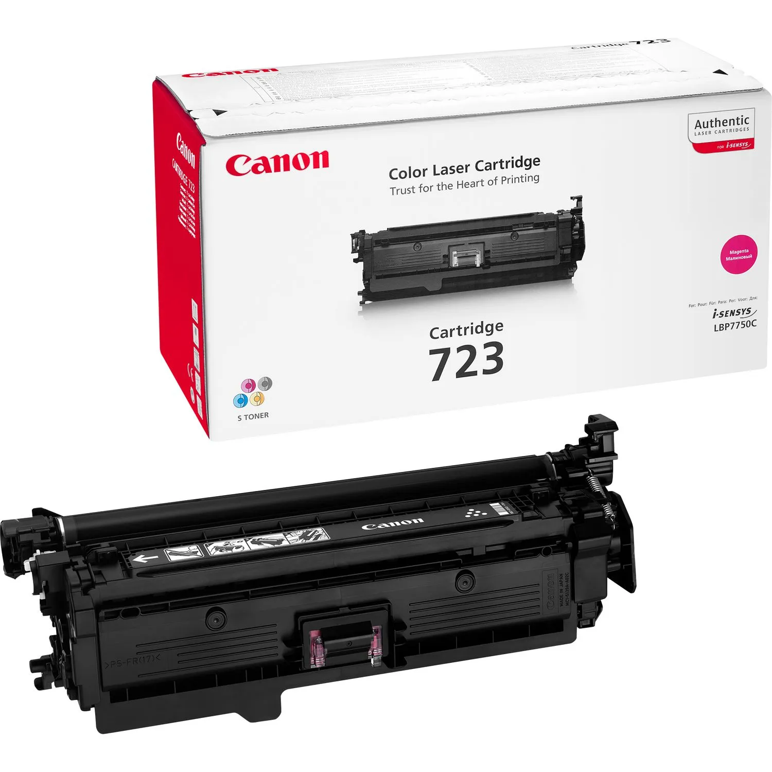 Canon CRG-723 toner cartridge, Magenta