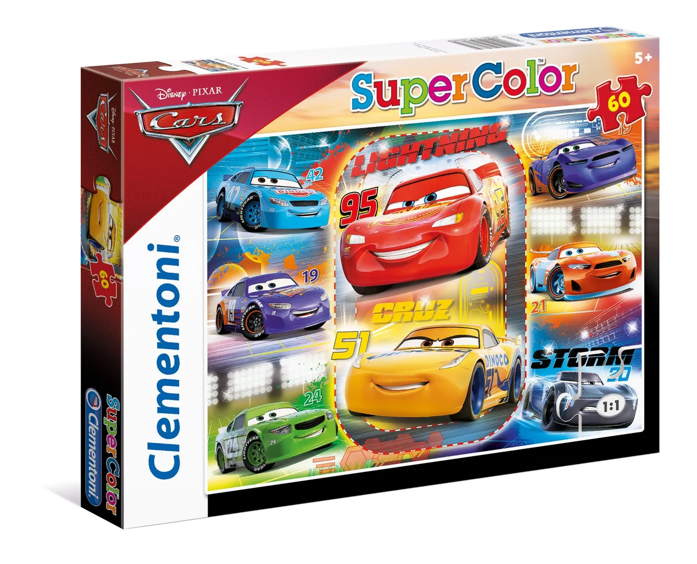 Clementoni Kids Cars 3 - puzzle, 60pcs.