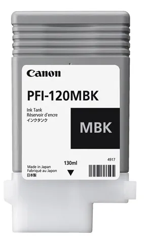 Canon PFI-120 MBK ink cartridge, 130 ml, Matte Black