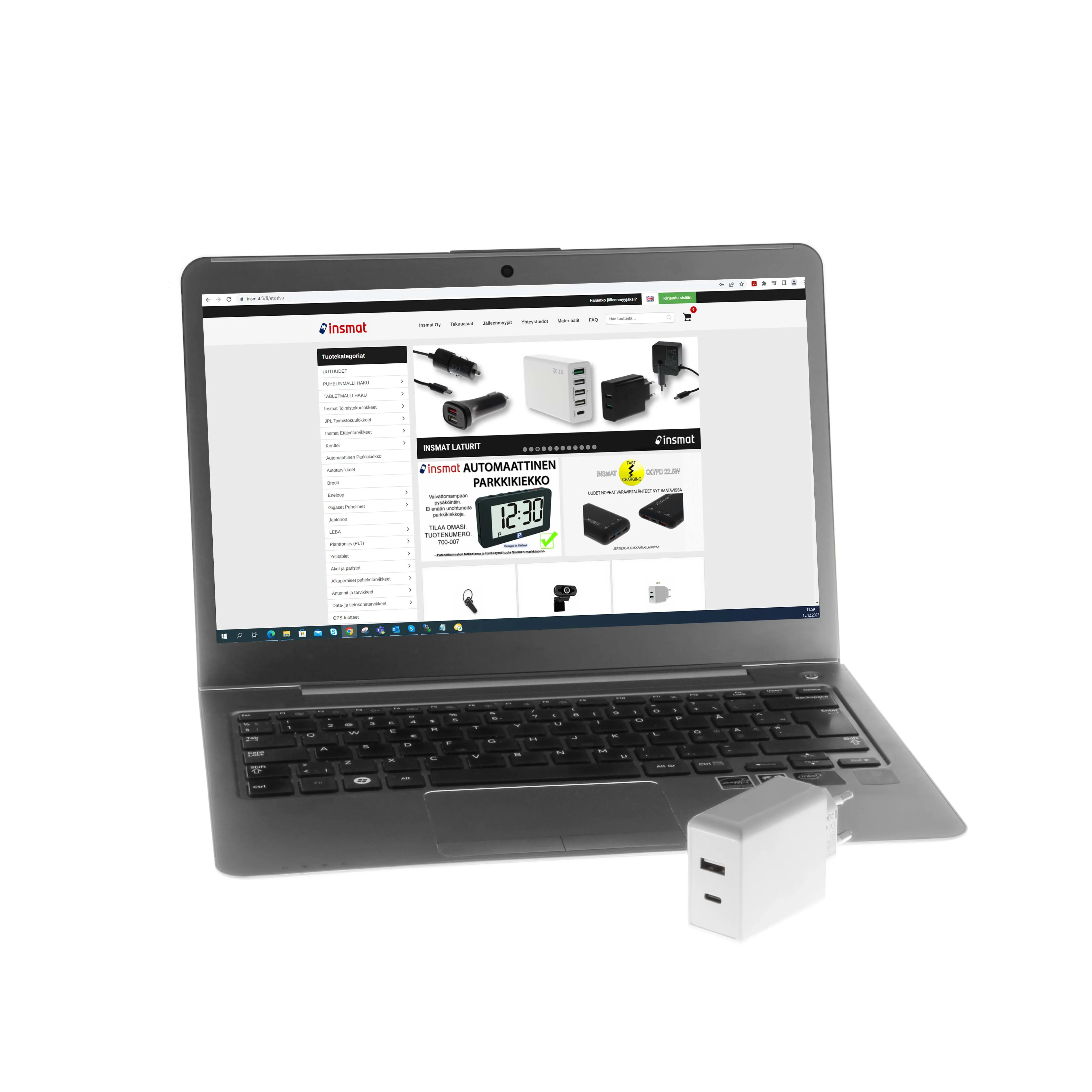 CHARGER USB-C/USB-A PD3.0/QC.3.0 65W WHITE