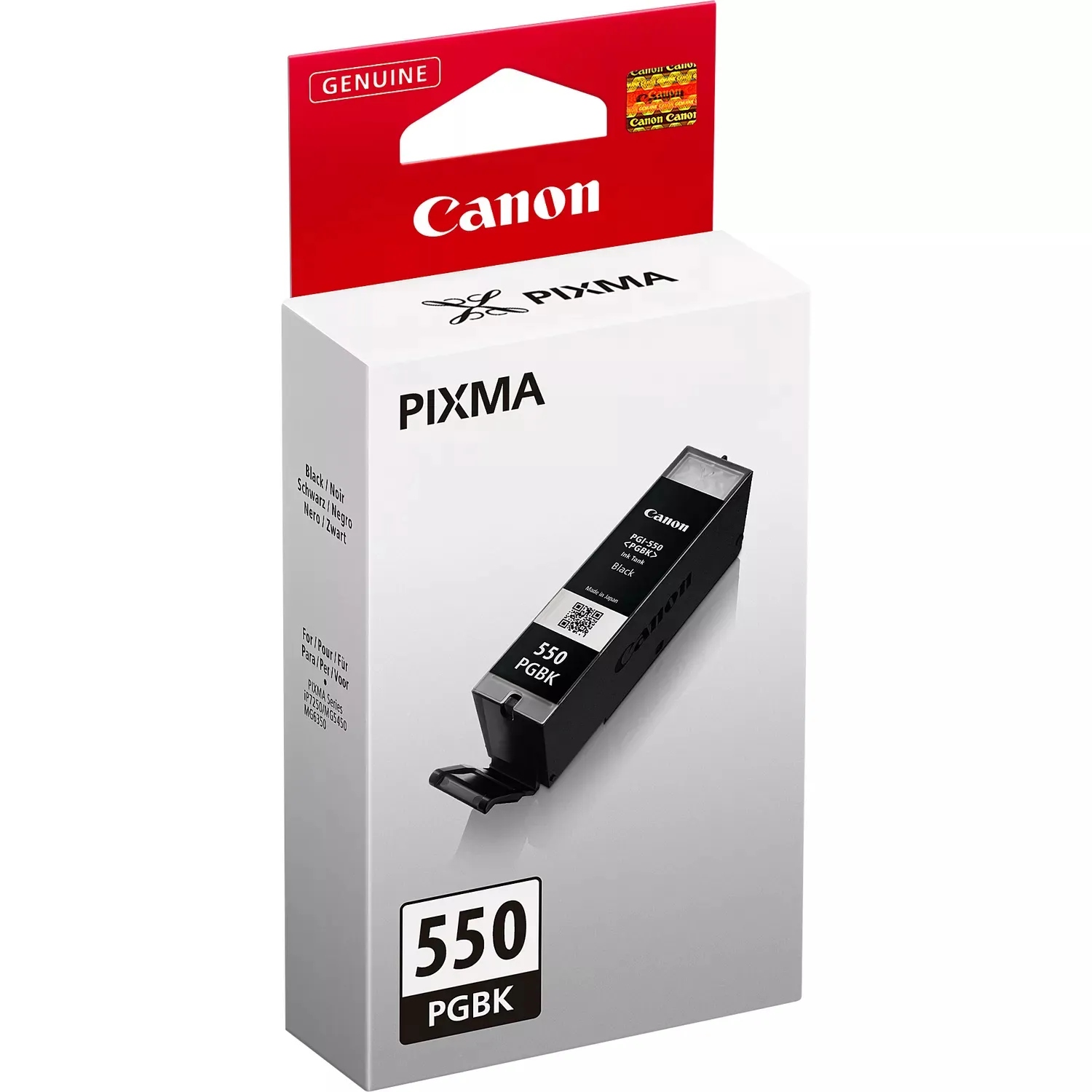 Canon PGI-550 bl&auml;ckpatron, 15 ml, svart