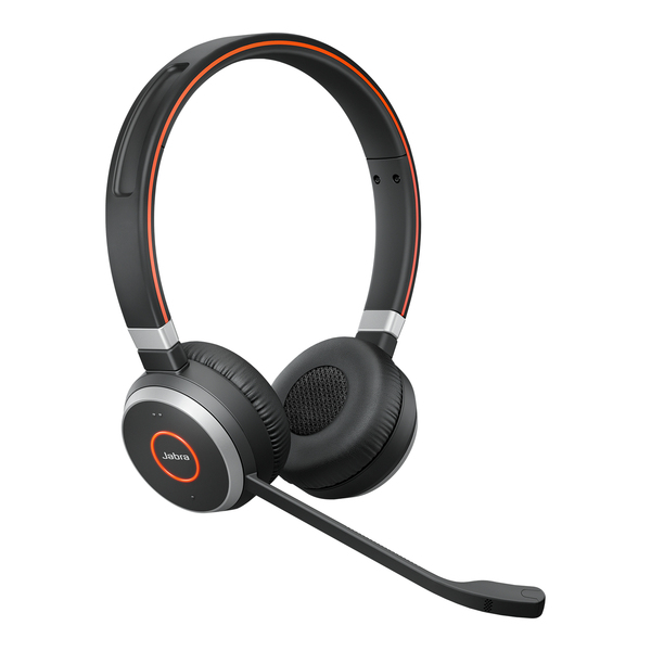 Jabra Evolve 65 SE UC Stereo - tr&aring;dl&ouml;s headset, svart