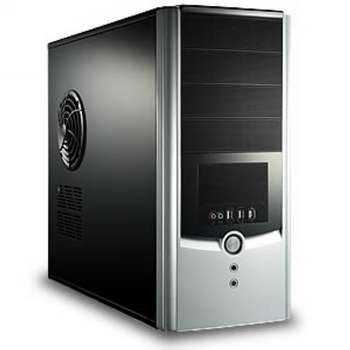 COMPUCASE 6C11 ATX MIDITOWER BLACK/SILV