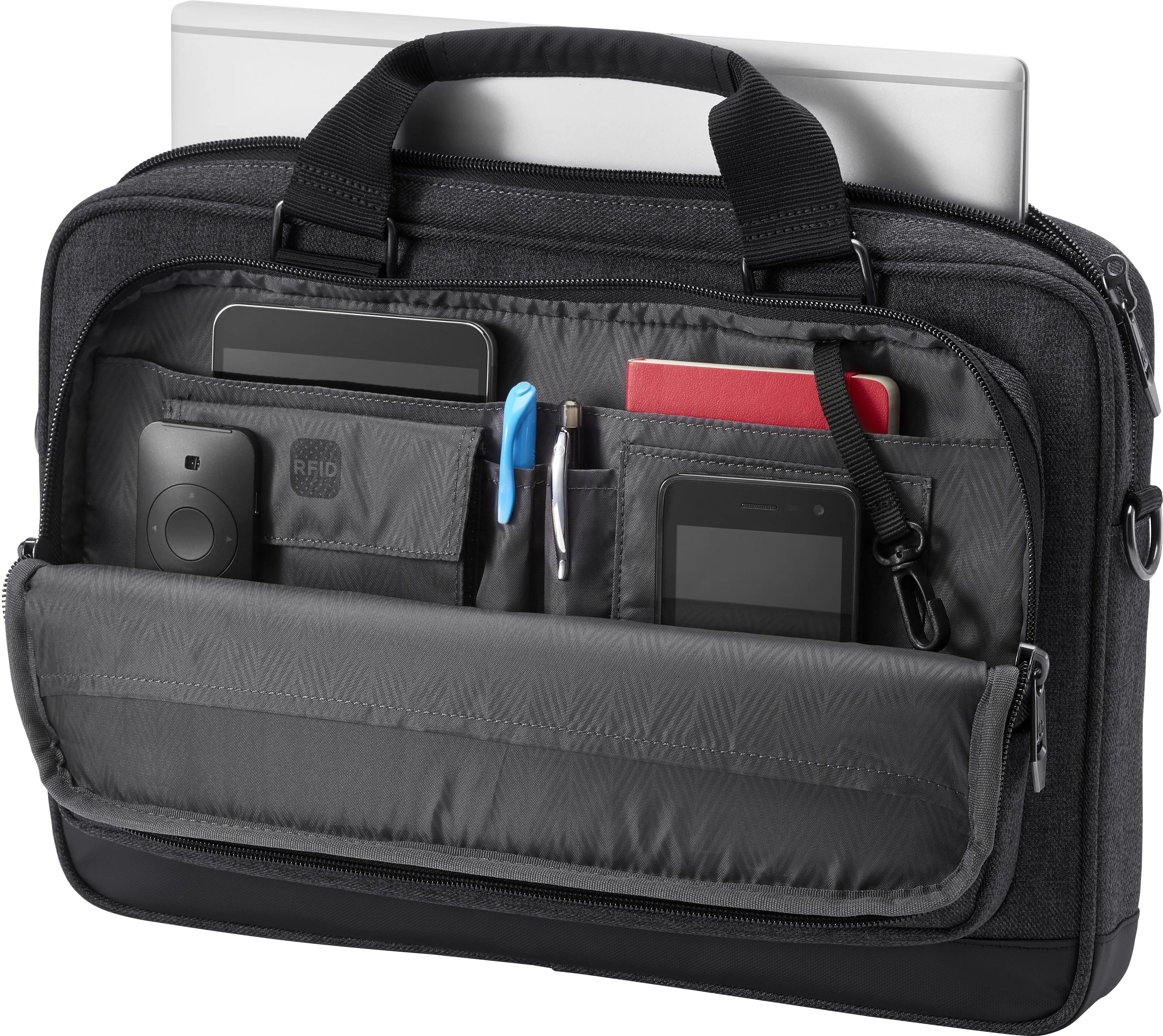 HP Executive Top Load - Kannettavan tietokoneen kantolaukku - 15.6" - musta malleihin HP 25X G8, ProBook 430 G8, 440 G8, 630 G8, 635, 640 G8, 650 G8, ZBook Powe