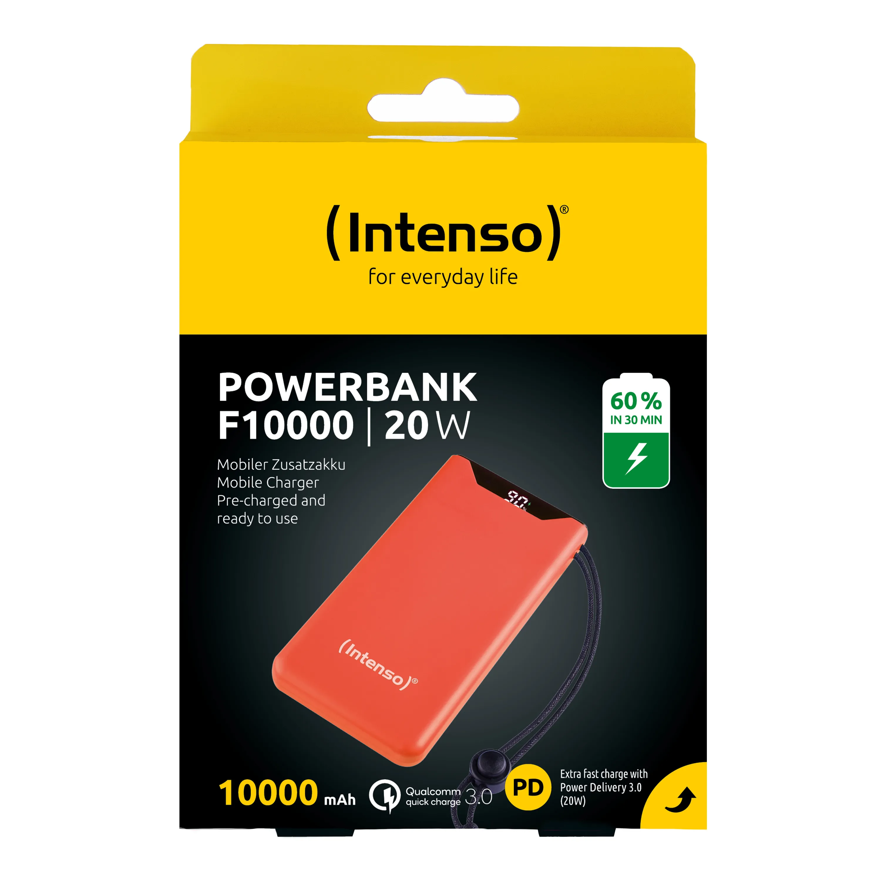 Intenso F10000 - powerbank, 10000 mAh, Orange