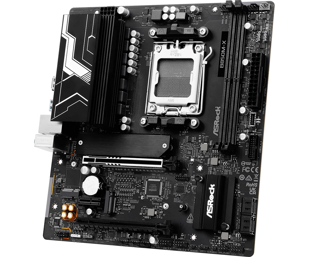 ASRock B850M-X R2.0 AM5 mATX - moderkort