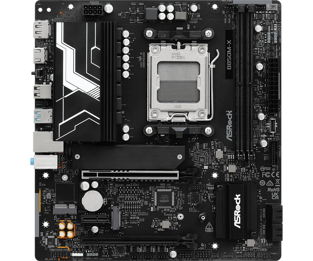 ASRock B850M-X R2.0 AM5 mATX - moderkort
