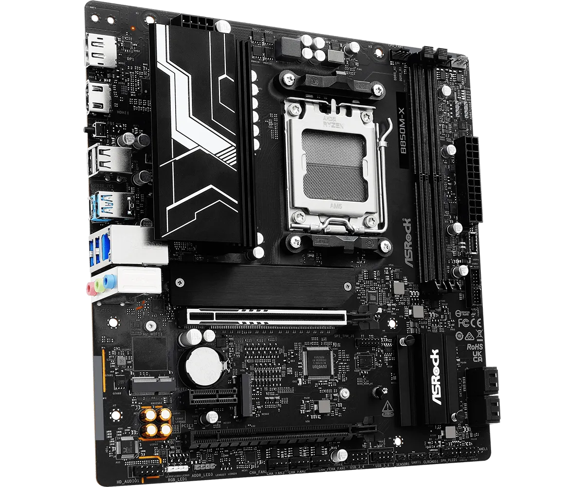 ASRock B850M-X R2.0 AM5 mATX - moderkort