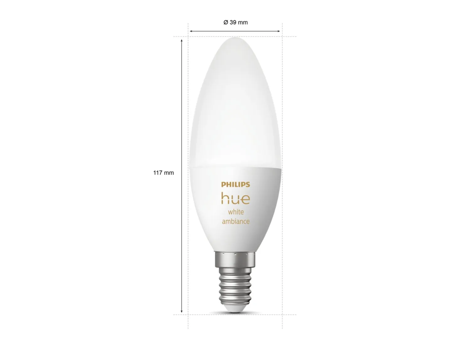 Philips HUE WA 4W B39 E14 EU 2P