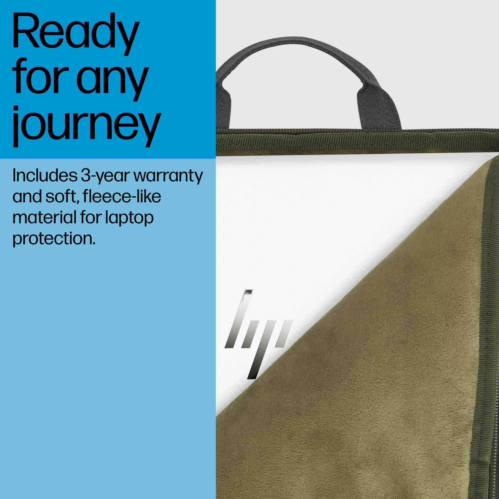 HP 15.6&quot; Modular Laptop - notebook sleeve, Green