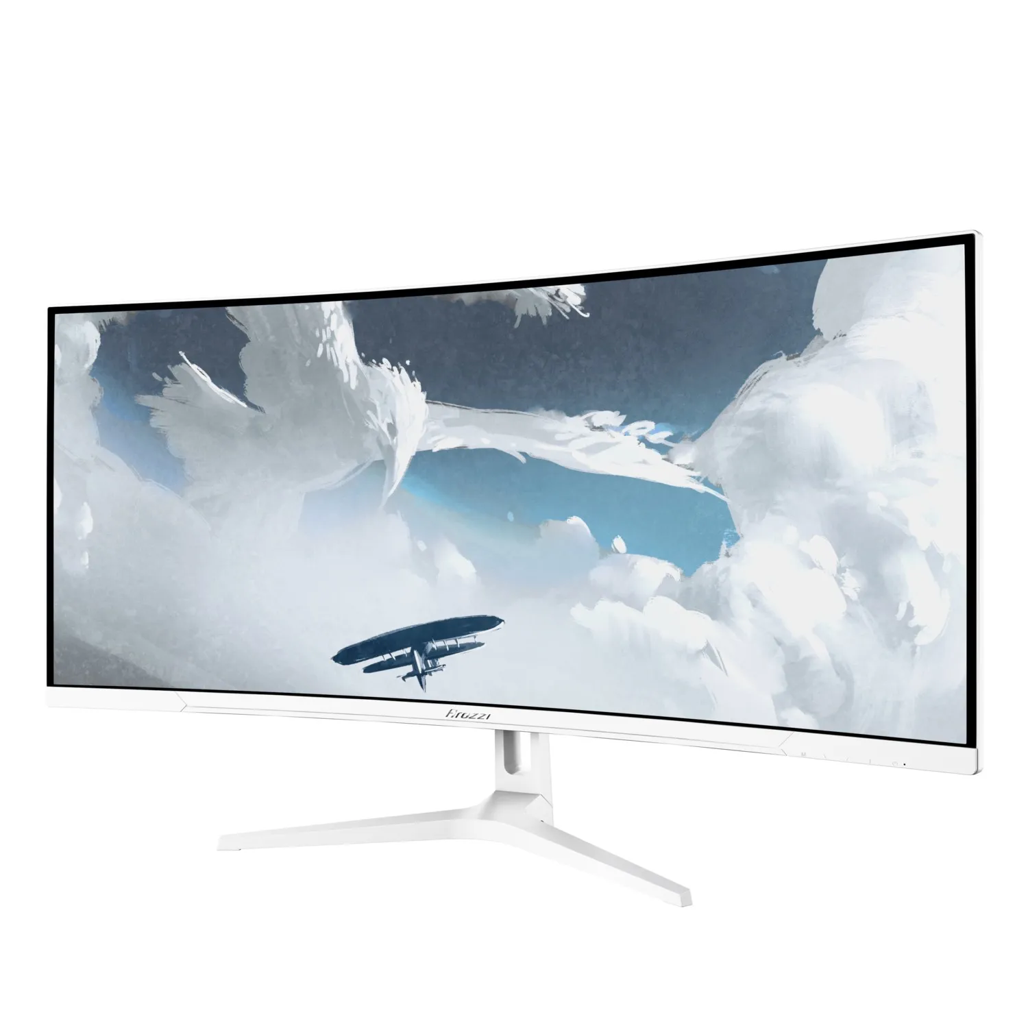 Arozzi 34&quot; Nova. QHD, 165Hz, 1ms, VA - curved spelsk&auml;rm, Vit