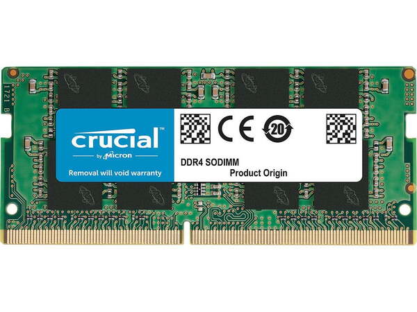 Crucial SO-DIMM 8 GB (1 x 8 GB) DDR4 3200 MHz, CL22 minne