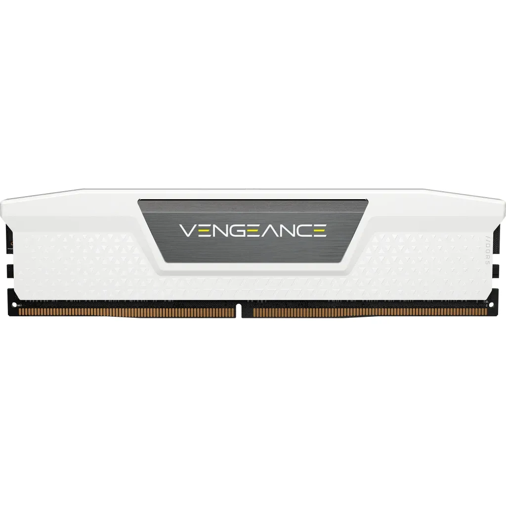 Corsair VENGEANCE RGB 32 Gt (2 x 16 Gt) DDR5 5600 MHz, CL40 -muisti, valkoinen (XMP)