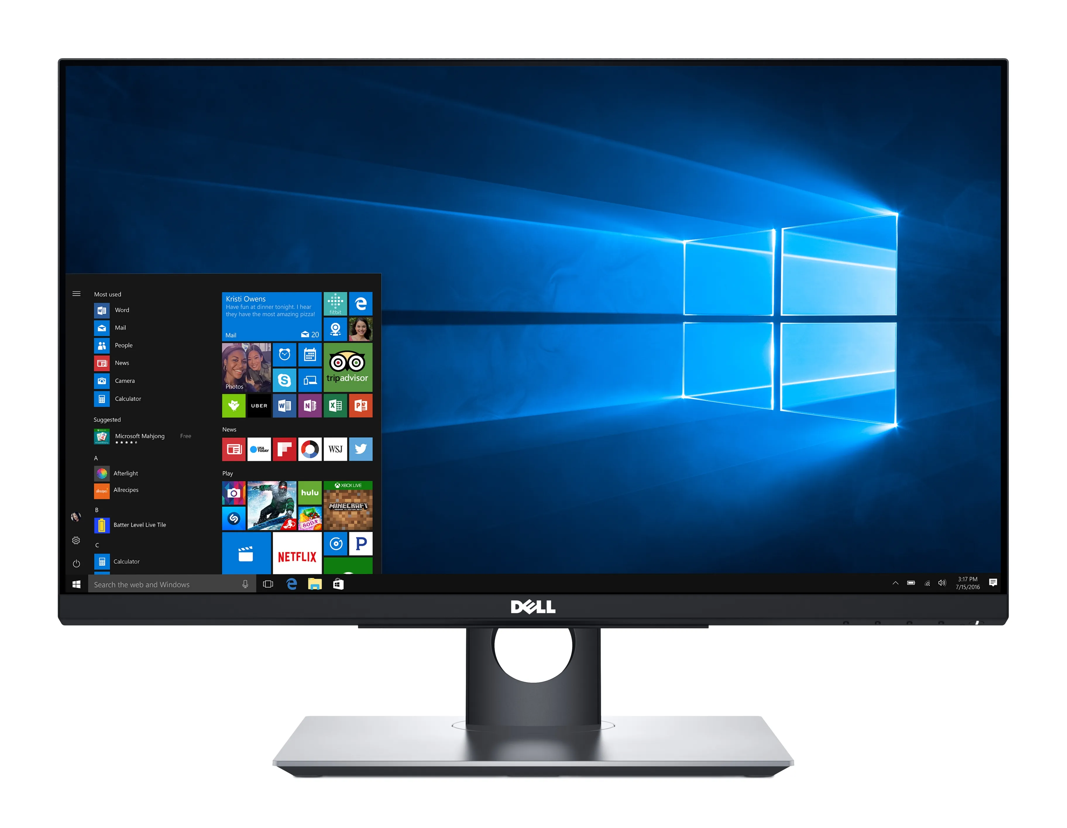 Dell 24" P-Series P2418HT Full HD, IPS -n&auml;ytt&ouml;