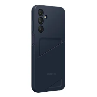 Samsung Galaxy A25 Card Slot Case - fodral, Svart/Blå Samsung Galaxy A25 Card Slot Case - fodral, Svart/Blå