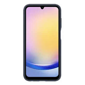 Samsung Galaxy A25 Card Slot Case - fodral, Svart/Blå Samsung Galaxy A25 Card Slot Case - fodral, Svart/Blå