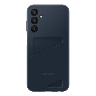Samsung Galaxy A25 Card Slot Case - fodral, Svart/Blå Samsung Galaxy A25 Card Slot Case - fodral, Svart/Blå