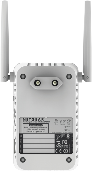 NETGEAR EX6150 - Wi-Fi-alueen laajennin - 802.11a/b/g/n/ac - Kaksoistaajuus
