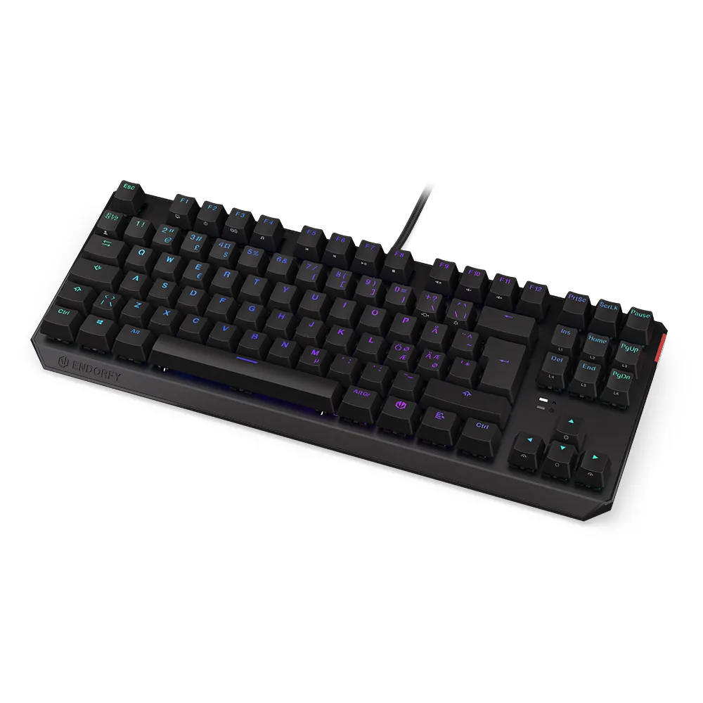 Endorfy Thock TKL Kailh Red - gaming keyboard, black