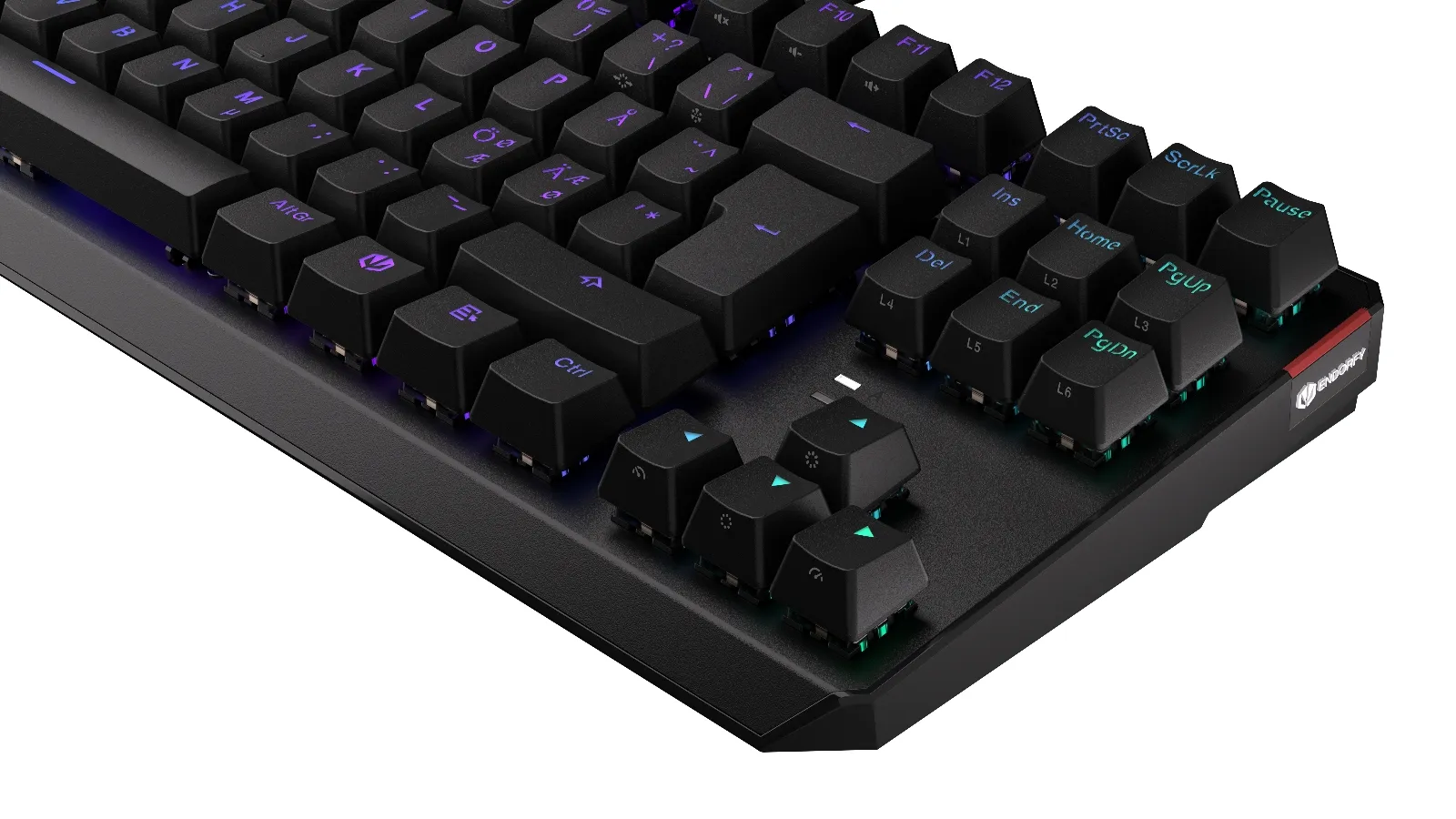Endorfy Thock TKL Kailh Red - gaming keyboard, black