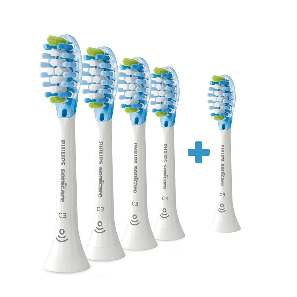 Philips Sonicare C3 Premium Plaque Defence Replacement Brush Heads, White