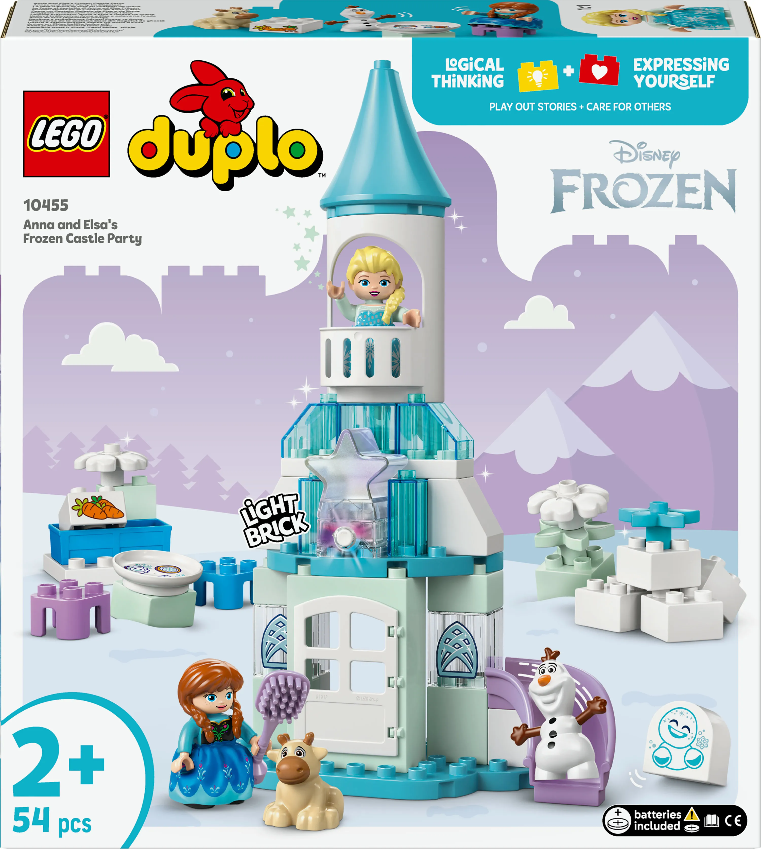 LEGO DUPLO Anna and Elsa's Snowy Castle 10455