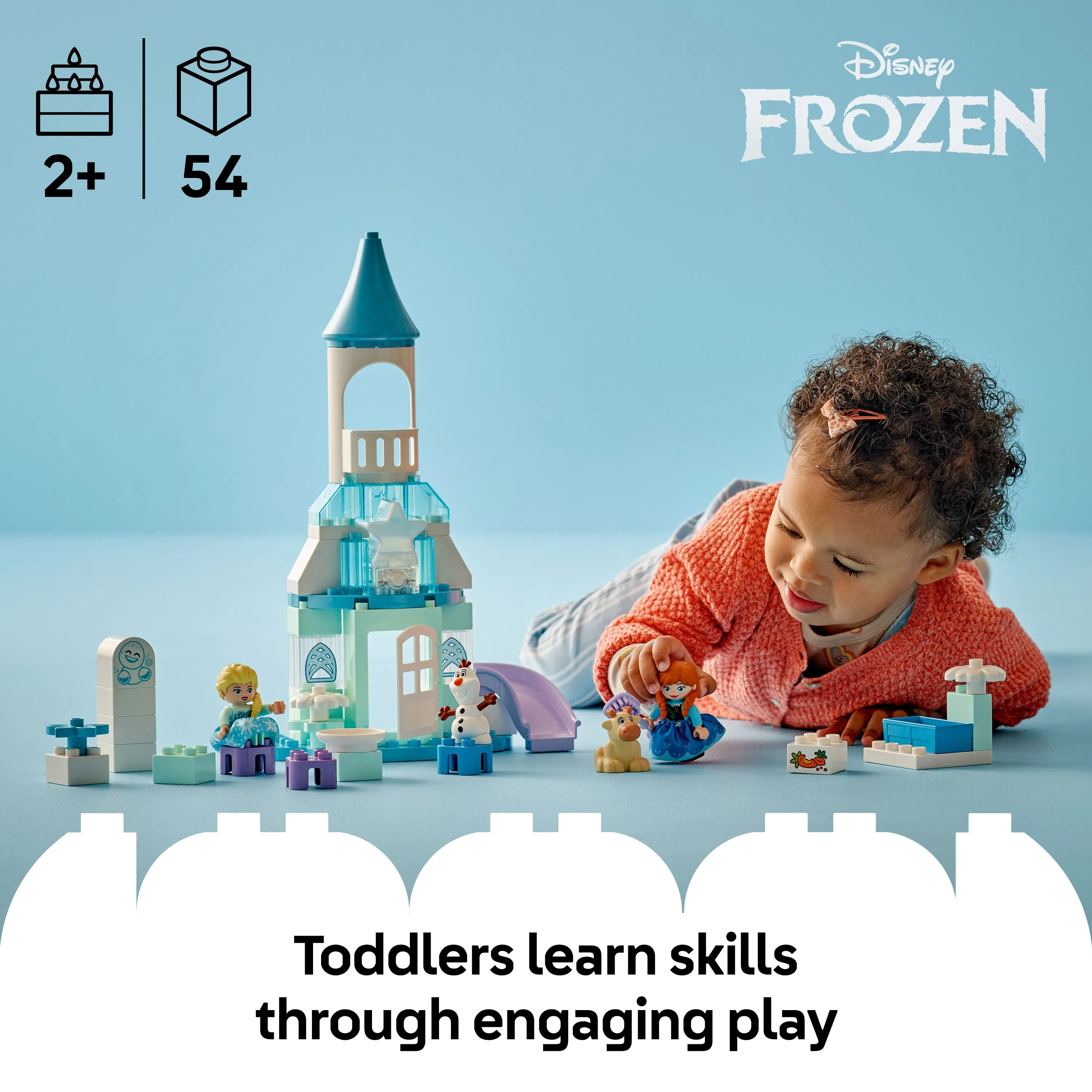 LEGO DUPLO Anna and Elsa's Snowy Castle 10455