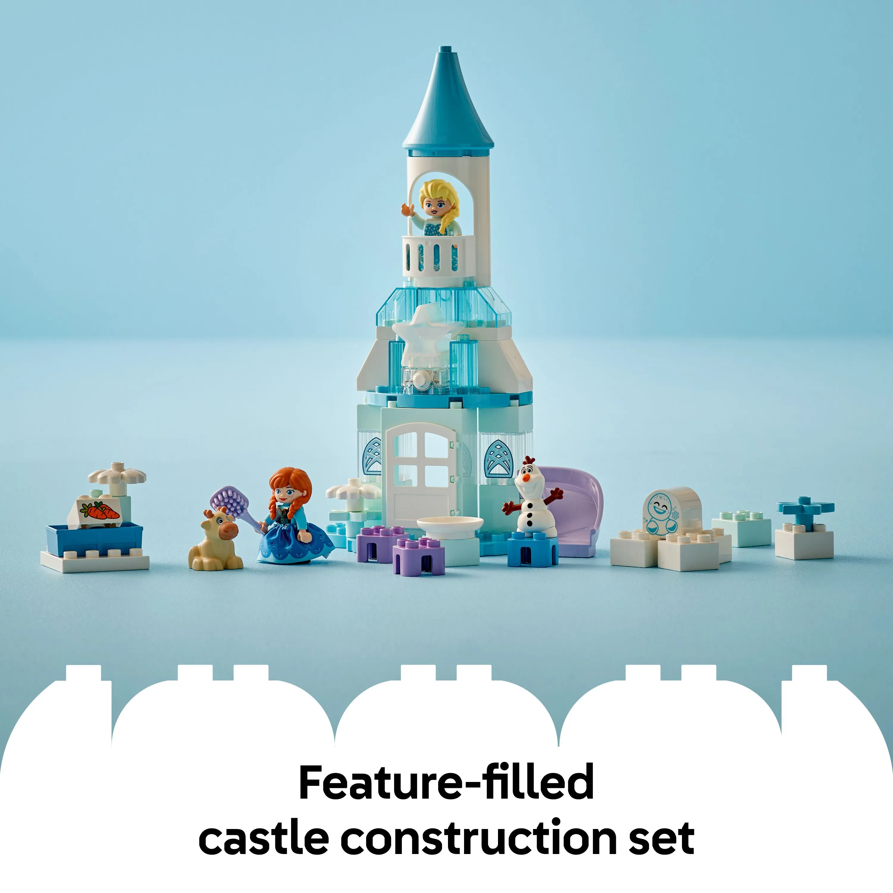 LEGO DUPLO Anna and Elsa's Snowy Castle 10455