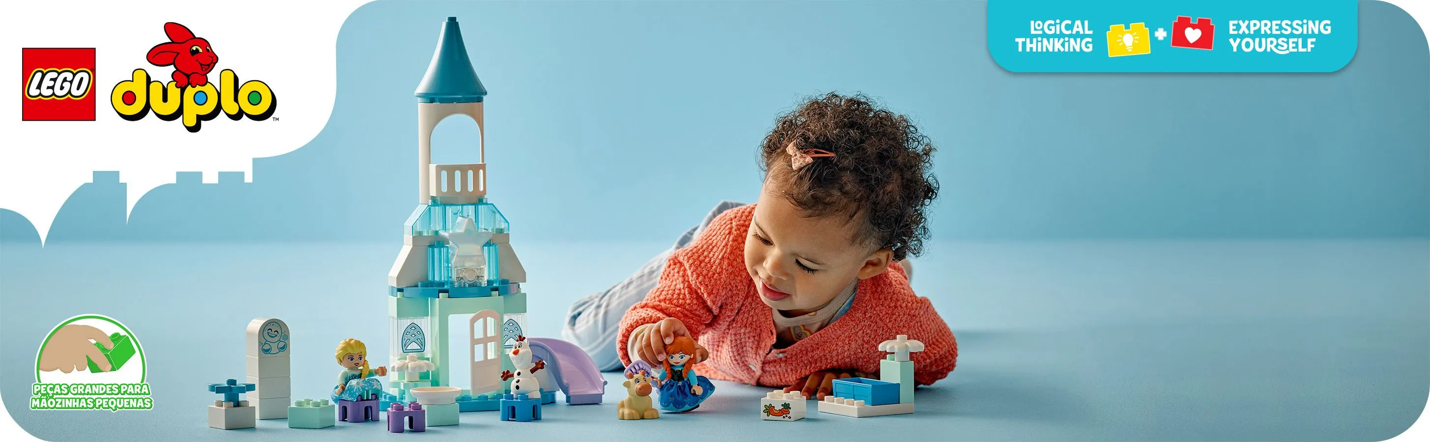 LEGO DUPLO Anna and Elsa's Snowy Castle 10455