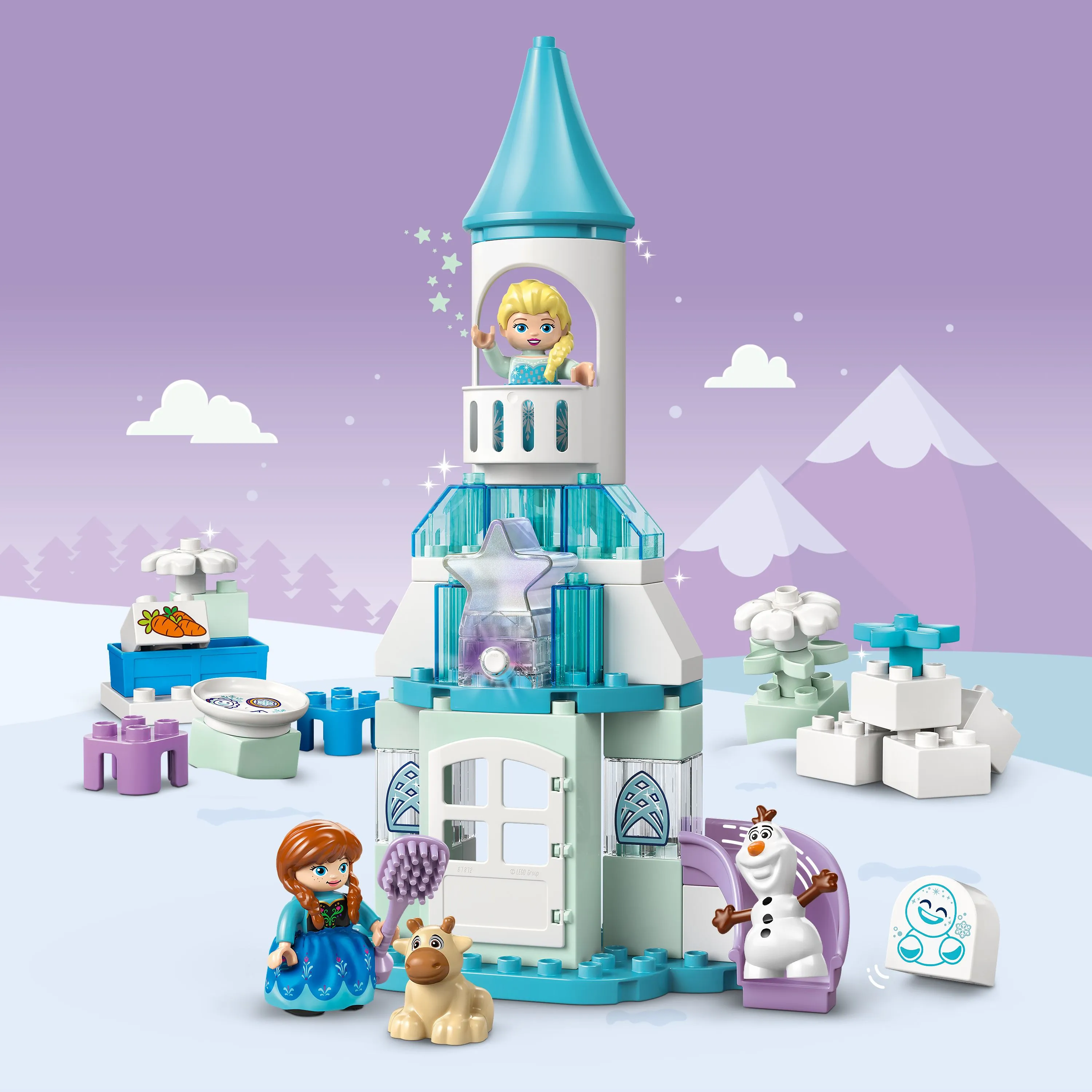 LEGO DUPLO Anna and Elsa's Snowy Castle 10455