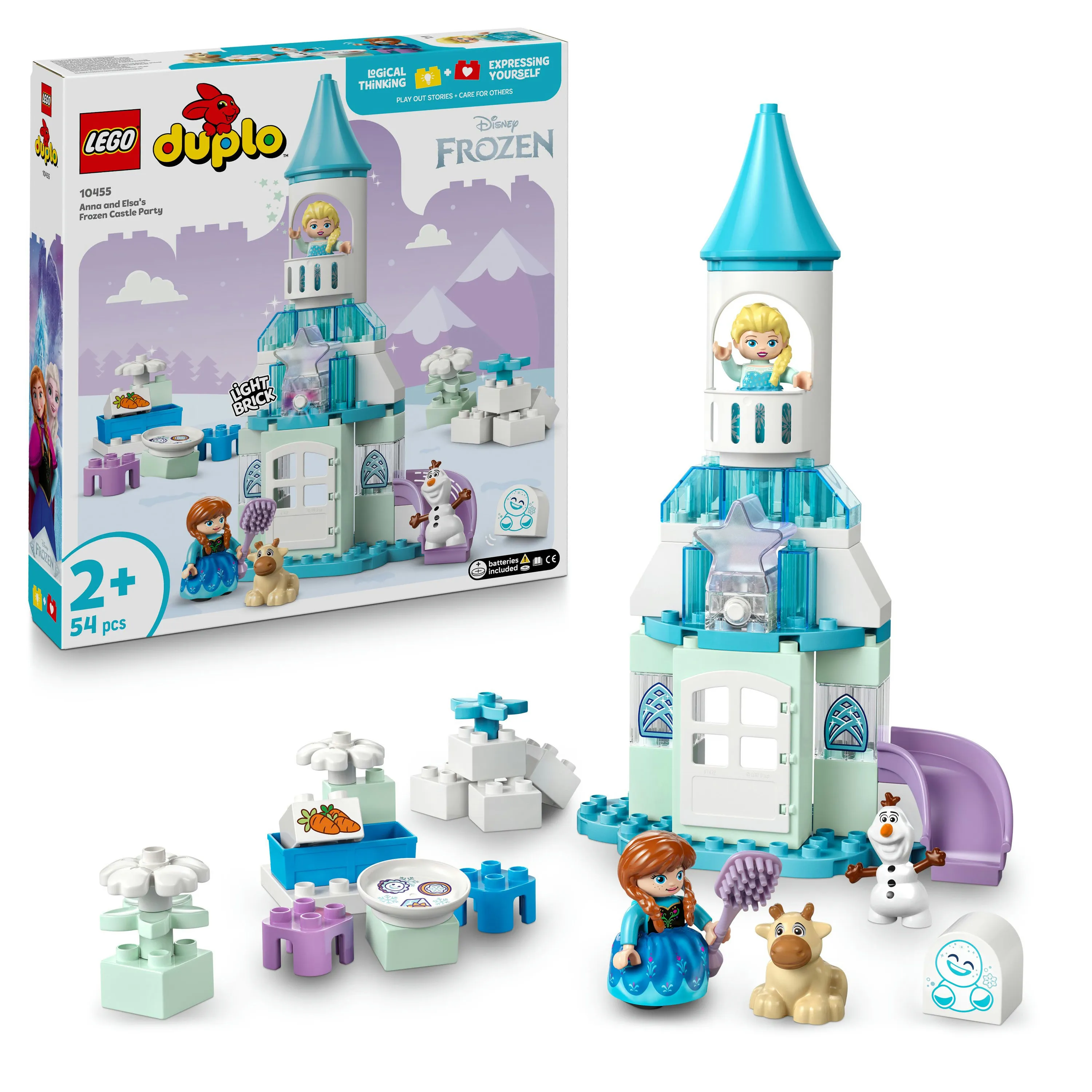 LEGO DUPLO Anna and Elsa's Snowy Castle 10455