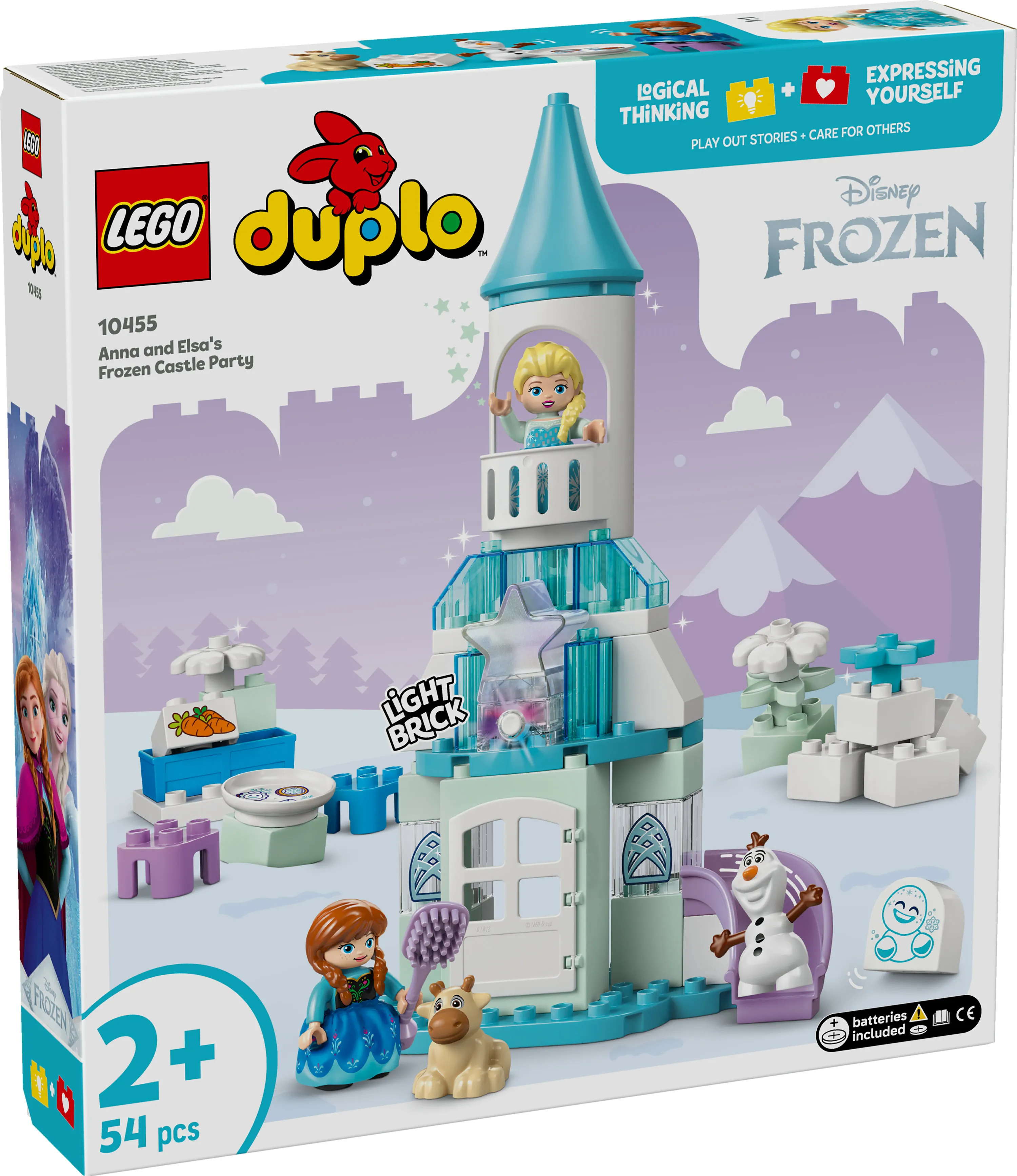 LEGO DUPLO Anna and Elsa's Snowy Castle 10455