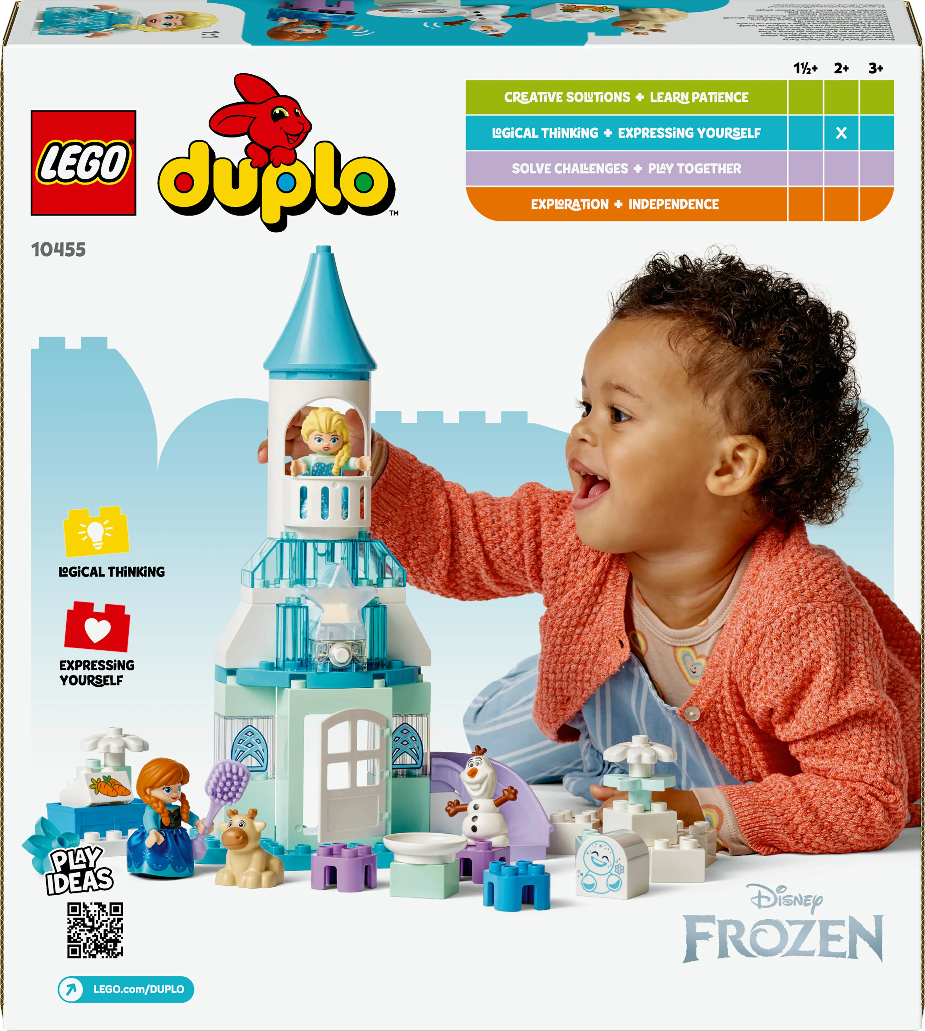 LEGO DUPLO Anna and Elsa's Snowy Castle 10455