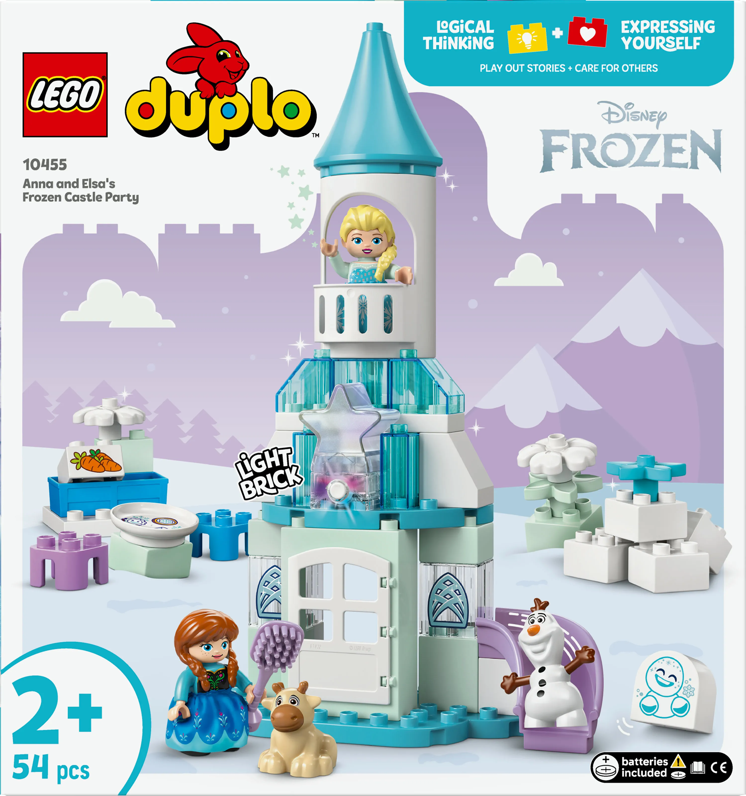 LEGO DUPLO Anna and Elsa's Snowy Castle 10455