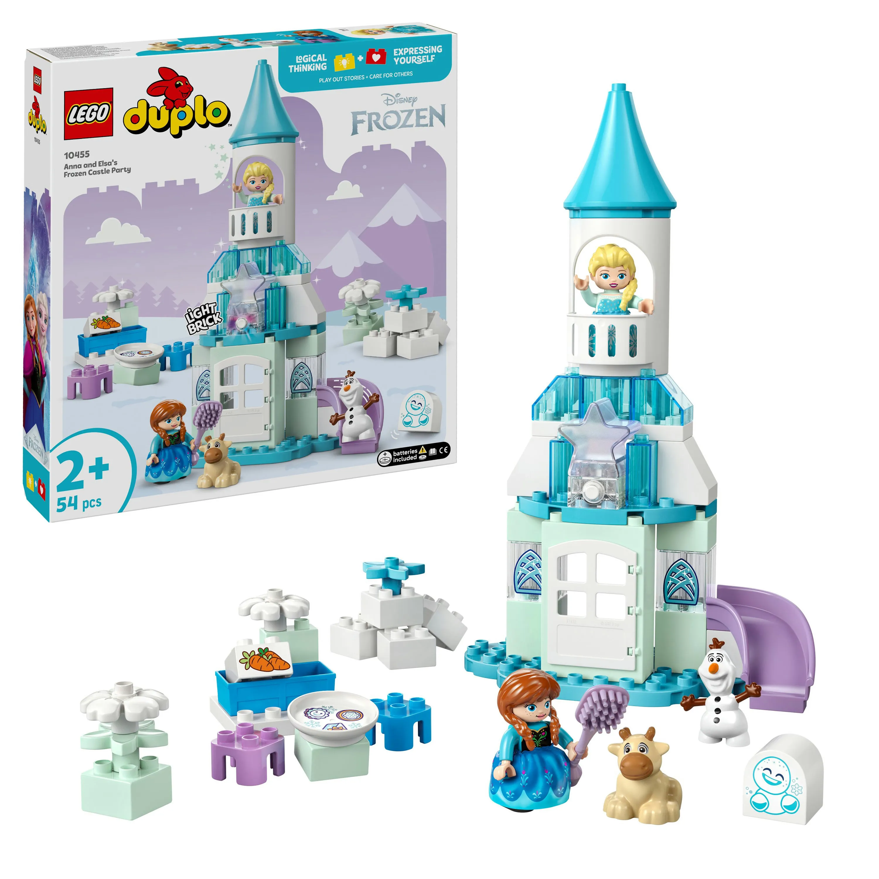 LEGO DUPLO Anna and Elsa's Snowy Castle 10455