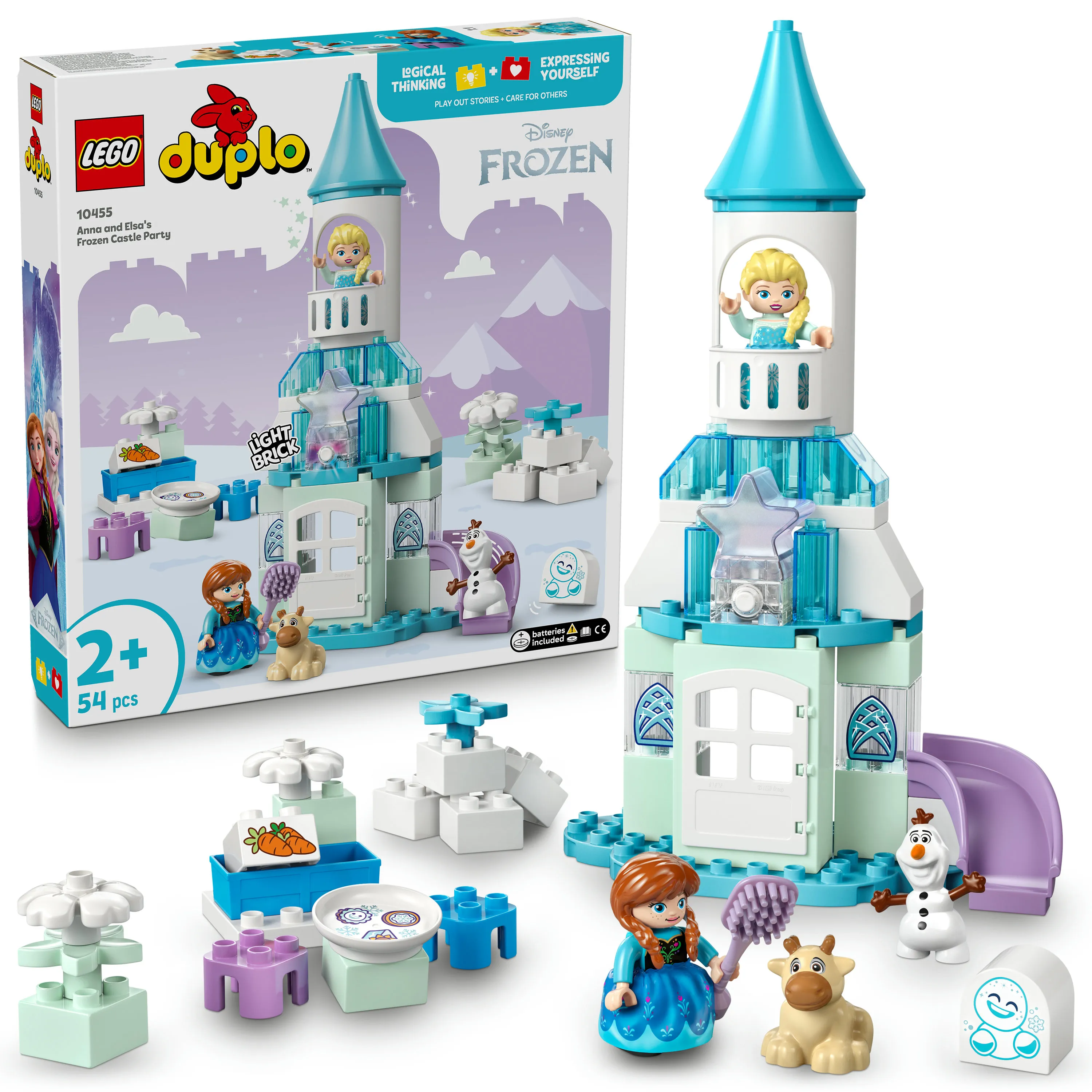 LEGO DUPLO Anna and Elsa's Snowy Castle 10455