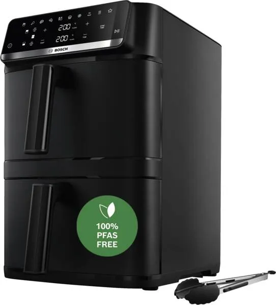 Bosch Serie 6 MAFD661B7, 12L, 2 kg, 2800W, air fryer, Black