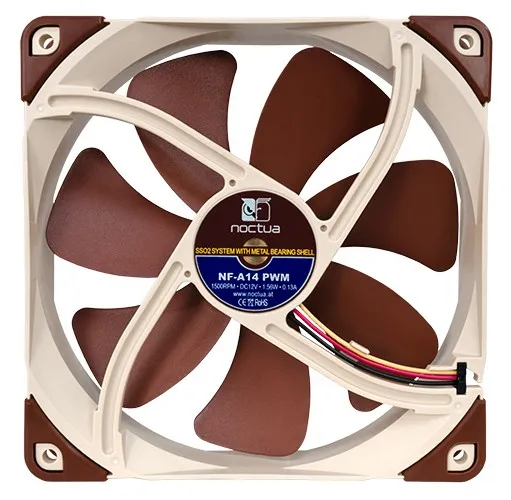 Noctua NF-A14 PWM, 140mm - chassi fläkt